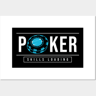 Poker skills loading Posters and Art